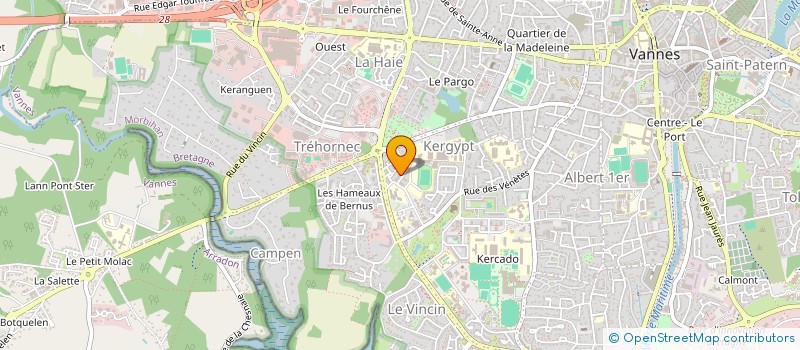 localisation de l'entreprise MADAME MARGOT TOULLEC à VANNES