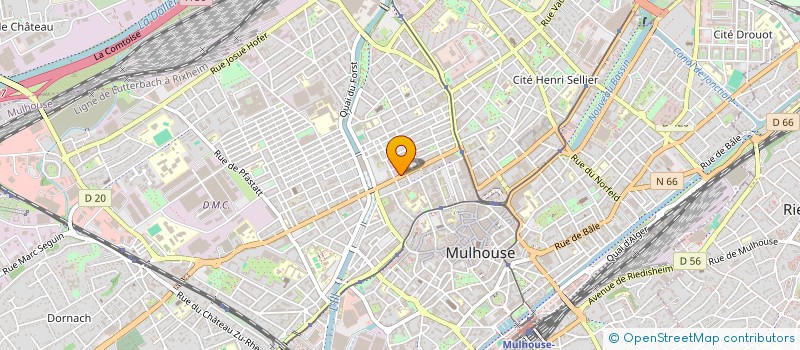 localisation de l'entreprise MADAME MARGOT TOURNIER  MULHOUSE