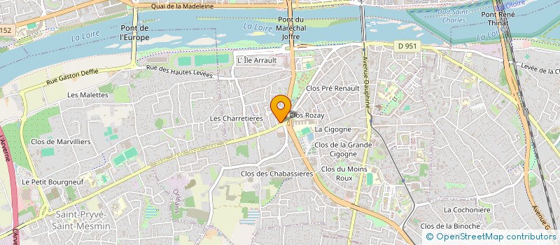 localisation de l'entreprise MADAME MARGOT VERGNE  ORLEANS