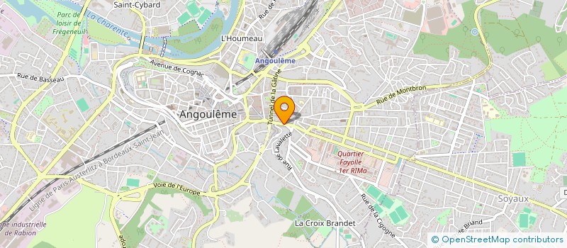 localisation de l'entreprise MADAME MARGOT VIAIRON à ANGOULEME
