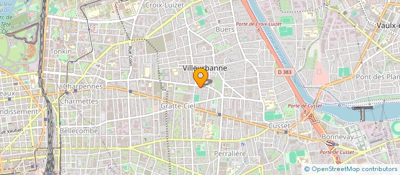 localisation de l'entreprise MADAME MARGOT VILLATTE  VILLEURBANNE