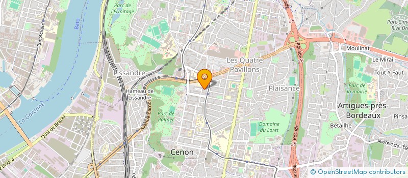 localisation de l'entreprise MADAME MARGOT VOISIN à PESSAC