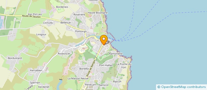 localisation de l'entreprise MADAME MARGOT WEBSTER  LE PALAIS