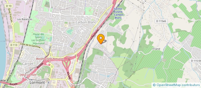 localisation de l'entreprise MADAME MARGOT YANEZ  SAINTE-EULALIE