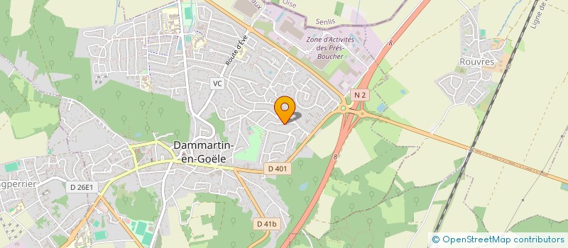 localisation de l'entreprise MADAME MARGOT ZUNINO à DAMMARTIN-EN-GOELE