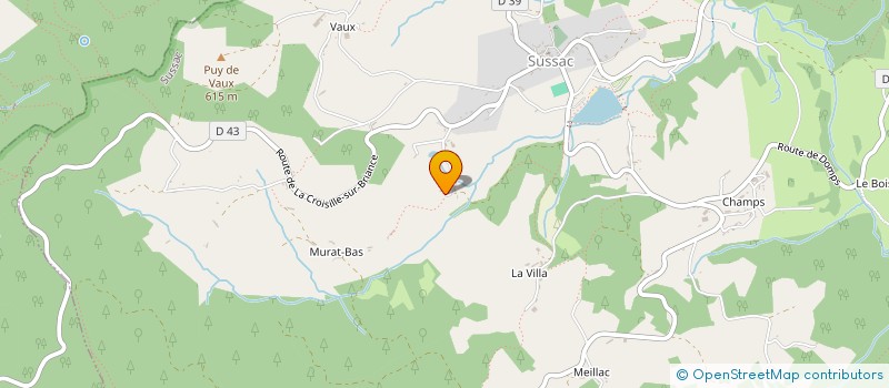 localisation de l'entreprise MADAME MARGOTTE LANDRY  SUSSAC