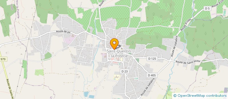 localisation de l'entreprise MADAME MARGRIT NELLEN  SAINT-QUENTIN-LA-POTERIE