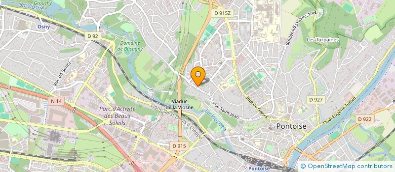 localisation de l'entreprise MADAME MARGUERITA SAID  PONTOISE