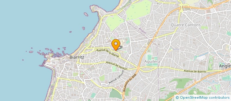 localisation de l'entreprise MADAME MARGUERITE AMUNZATEGUY-URIA  BIARRITZ