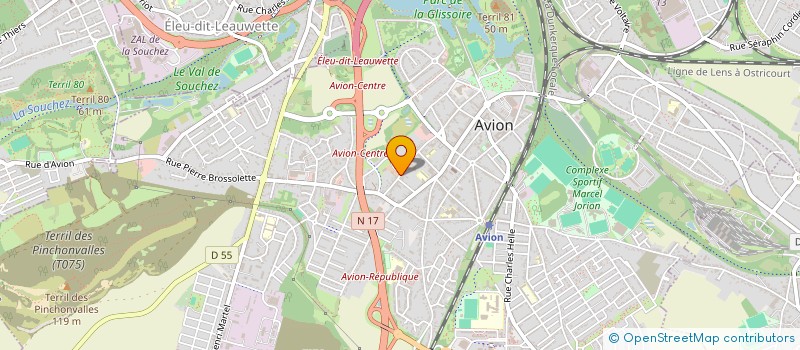 localisation de l'entreprise MADAME MARGUERITE ANSART  AVION