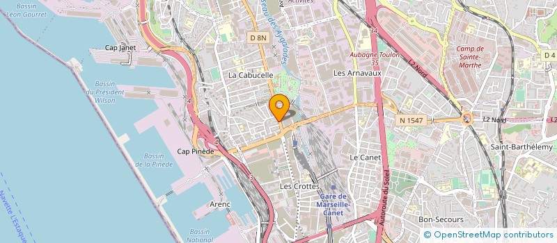 localisation de l'entreprise MADAME MARGUERITE ASTIN KOUSSO à MARSEILLE