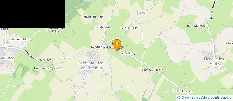 localisation de l'entreprise MADAME MARGUERITE BATAILLE  SAINT-MAURICE-EN-COTENTIN