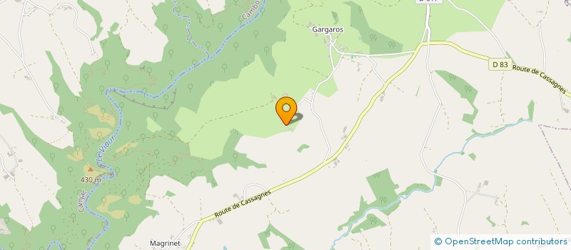 localisation de l'entreprise MADAME MARGUERITE BESSIERE  CENTRES