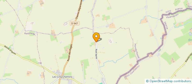 localisation de l'entreprise MADAME MARGUERITE BOLLENGIER  OOST-CAPPEL