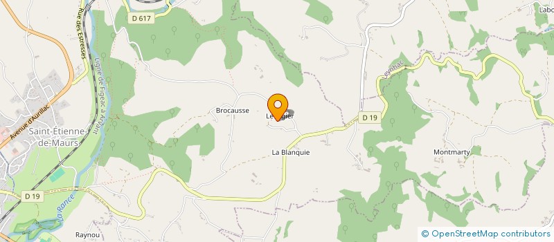 localisation de l'entreprise MADAME MARGUERITE BONHOURE à SAINT-ETIENNE-DE-MAURS
