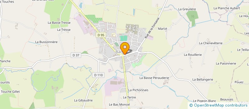 localisation de l'entreprise MADAME MARGUERITE BONNANT  BAIS