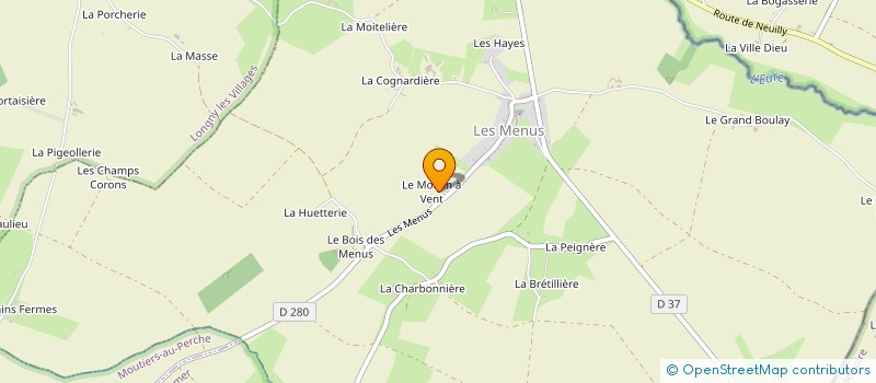 localisation de l'entreprise MADAME MARGUERITE BOUCHAUD à LONGNY LES VILLAGES
