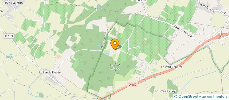 localisation de l'entreprise MADAME MARGUERITE BOURASSEAU  CIZAY-LA-MADELEINE