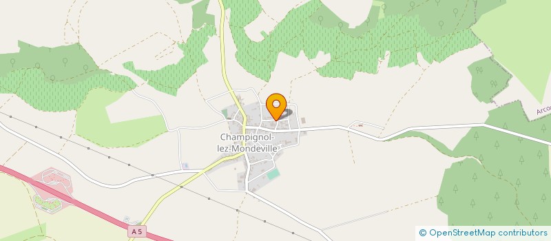 localisation de l'entreprise MADAME MARGUERITE BRALET  CHAMPIGNOL-LEZ-MONDEVILLE