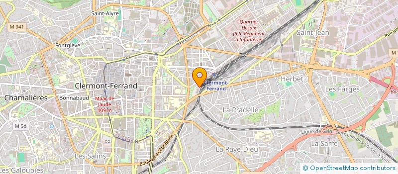 localisation de l'entreprise MADAME MARGUERITE BREDECHE  CLERMONT-FERRAND