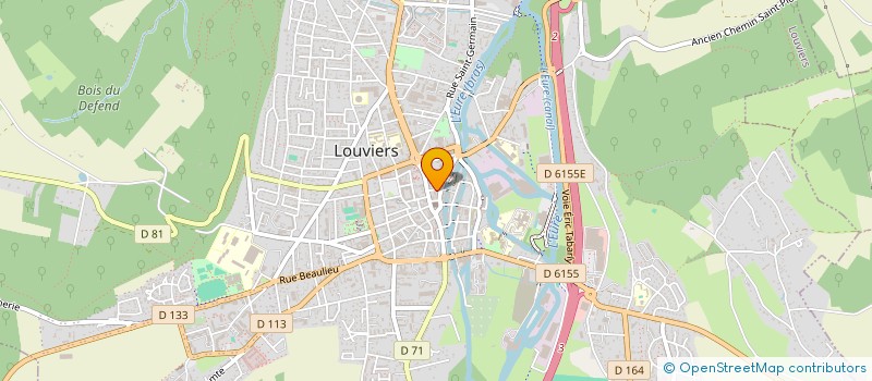 localisation de l'entreprise MADAME MARGUERITE BUREAU à LOUVIERS
