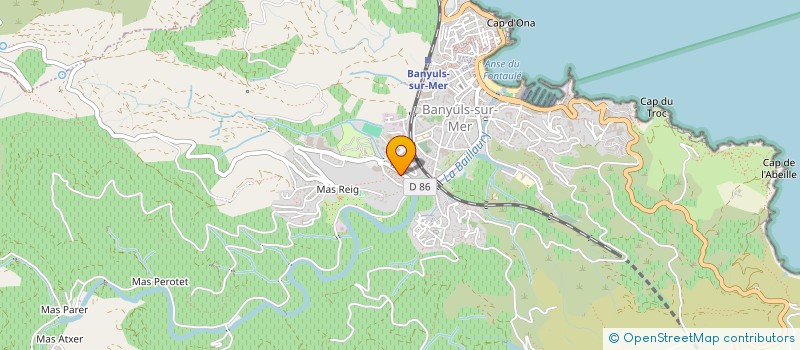 localisation de l'entreprise MADAME MARGUERITE CALCINE  BANYULS-SUR-MER