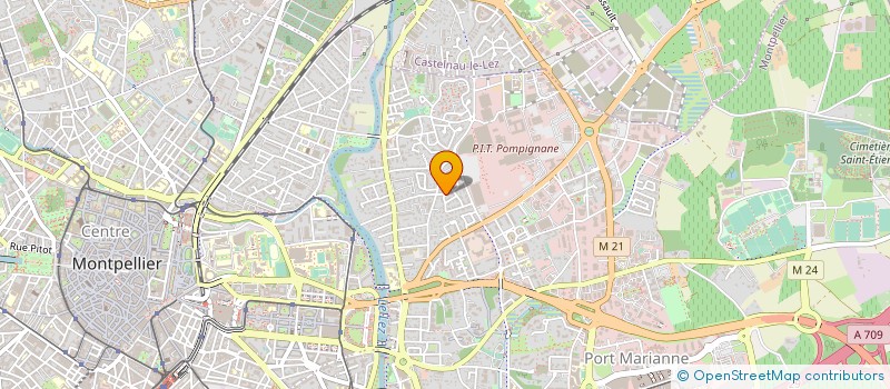 localisation de l'entreprise MADAME MARGUERITE CAMPAGNE à MONTPELLIER