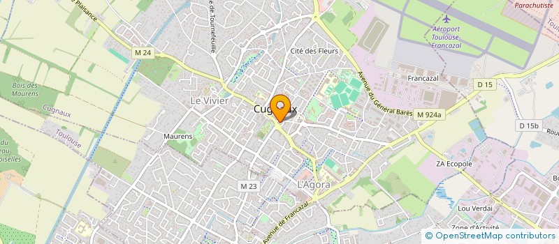 localisation de l'entreprise MADAME MARGUERITE CAMURAC à VILLENEUVE-TOLOSANE