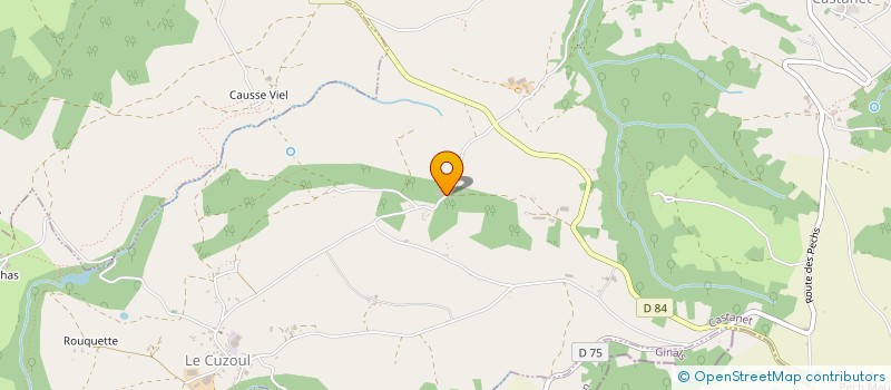 localisation de l'entreprise MADAME MARGUERITE CARRIE  CASTANET