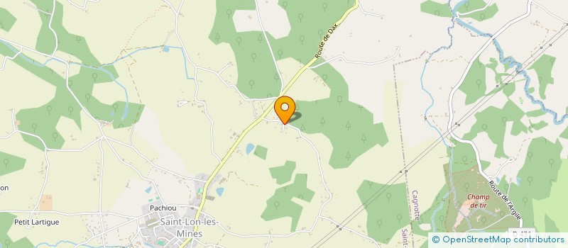 localisation de l'entreprise MADAME MARGUERITE CASTAGNET  HASTINGUES