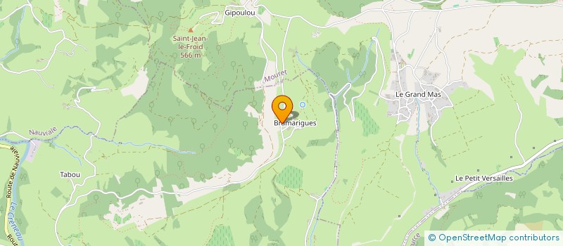 localisation de l'entreprise MADAME MARGUERITE CAVALIER  MARCILLAC-VALLON