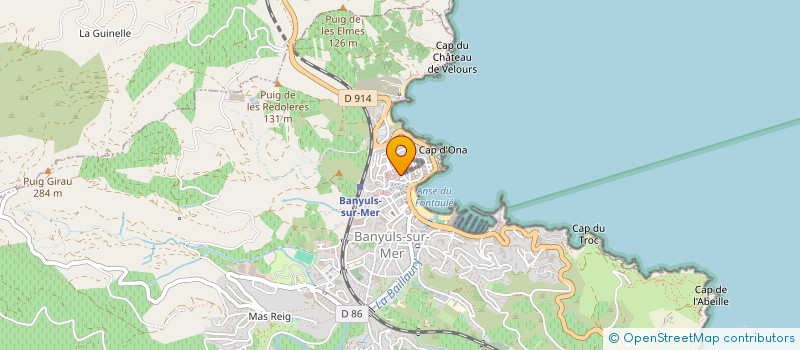 localisation de l'entreprise MADAME MARGUERITE CENTENE  BANYULS-SUR-MER