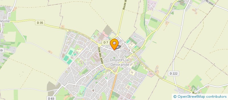 localisation de l'entreprise MADAME MARGUERITE CHRETIEN à DOUVRES-LA-DELIVRANDE