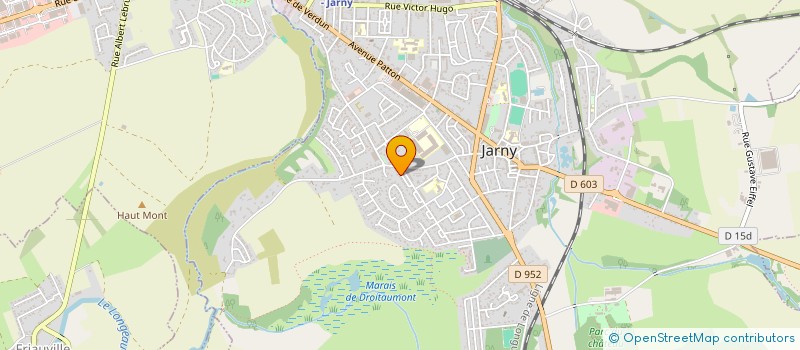 localisation de l'entreprise MADAME MARGUERITE CHRISTMANN  JARNY