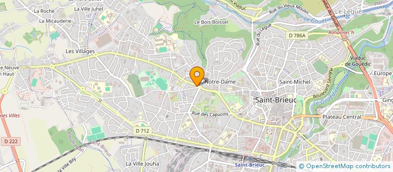 localisation de l'entreprise MADAME MARGUERITE CLAIN à SAINT-BRIEUC