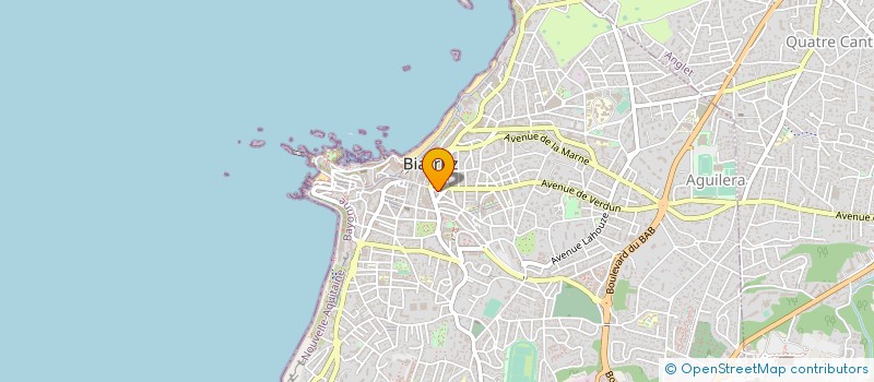 localisation de l'entreprise MADAME MARGUERITE CONSTANT  BIARRITZ