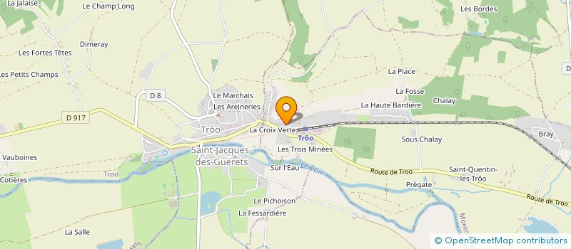 localisation de l'entreprise MADAME MARGUERITE COTTET  MONTOIRE-SUR-LE-LOIR