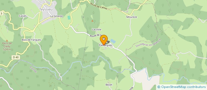 localisation de l'entreprise MADAME MARGUERITE COUPERIE  TEYSSIEU