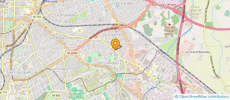 localisation de l'entreprise MADAME MARGUERITE CROSMARY  CLERMONT-FERRAND