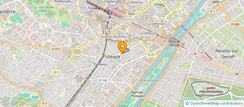 localisation de l'entreprise MADAME MARGUERITE CUSINBERCHE  PUTEAUX