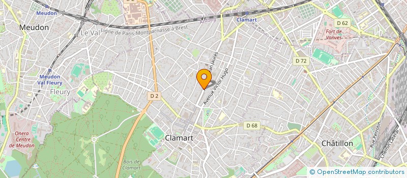 localisation de l'entreprise MADAME MARGUERITE DA-SILVA à CLAMART