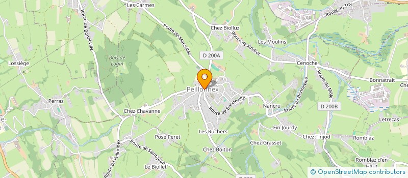 localisation de l'entreprise MADAME MARGUERITE DALY à PEILLONNEX