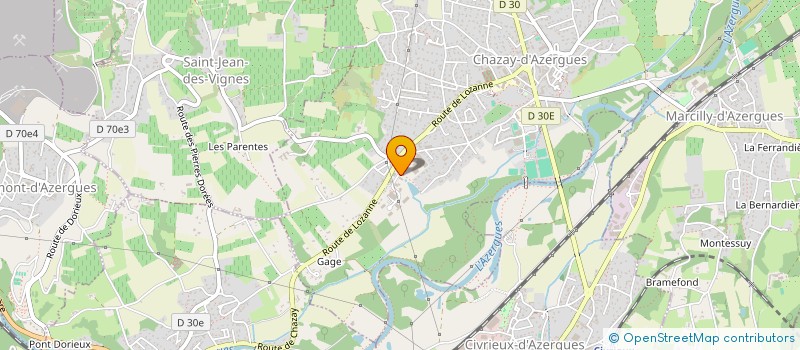 localisation de l'entreprise MADAME MARGUERITE DE SOLERE  CHAZAY-D'AZERGUES