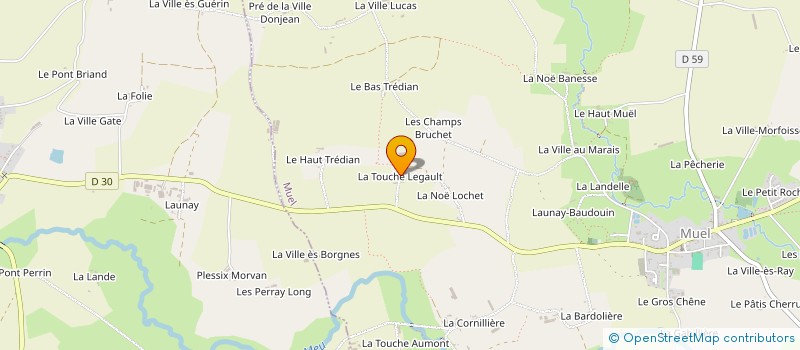 localisation de l'entreprise MADAME MARGUERITE DELALANDE  MUEL