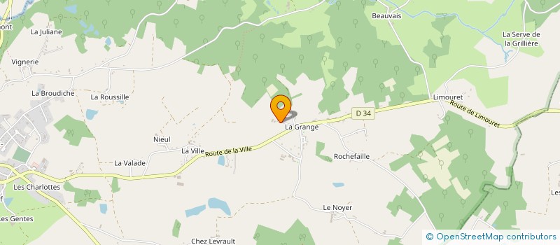 localisation de l'entreprise MADAME MARGUERITE DELHOMENIE  SAINT-LAURENT-SUR-GORRE