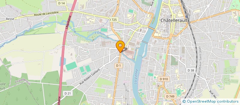 localisation de l'entreprise MADAME MARGUERITE DEMOULIN à CHATELLERAULT