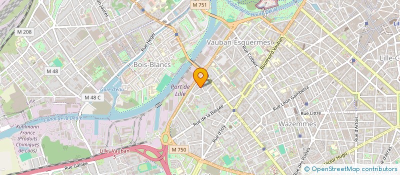 localisation de l'entreprise MADAME MARGUERITE DES DORIDES  LILLE