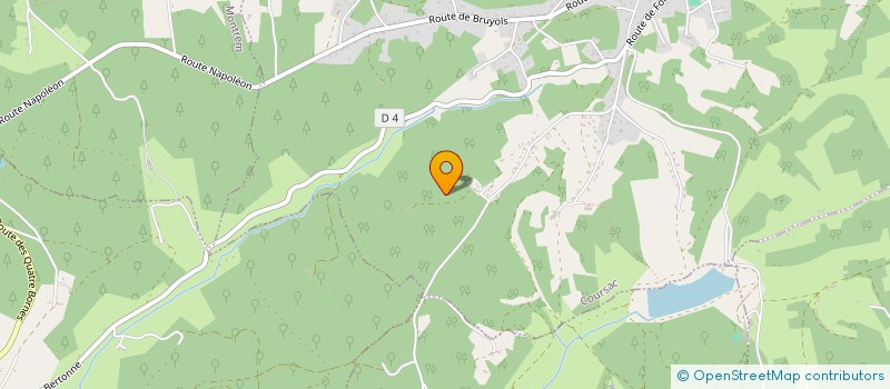 localisation de l'entreprise MADAME MARGUERITE DESPLANCHES  COURSAC