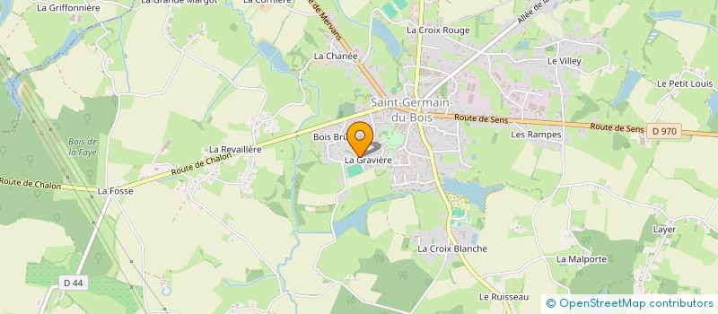 localisation de l'entreprise MADAME MARGUERITE DESPRES à SAINT-GERMAIN-DU-BOIS