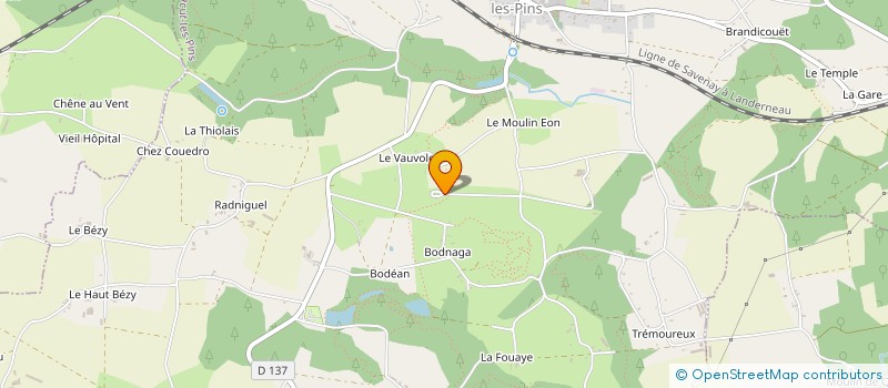 localisation de l'entreprise MADAME MARGUERITE DUBOST à SAINT-JACUT-LES-PINS